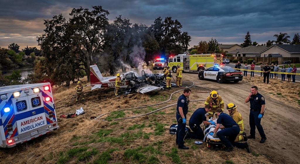 Tragedy in Fresno: 2 Dead, 2 Critical After Small Plane Crashes in Northwest Neighborhood Tragedy in Fresno: 2 Dead, 2 Critical After Small Plane Crashes in Northwest Neighborhood