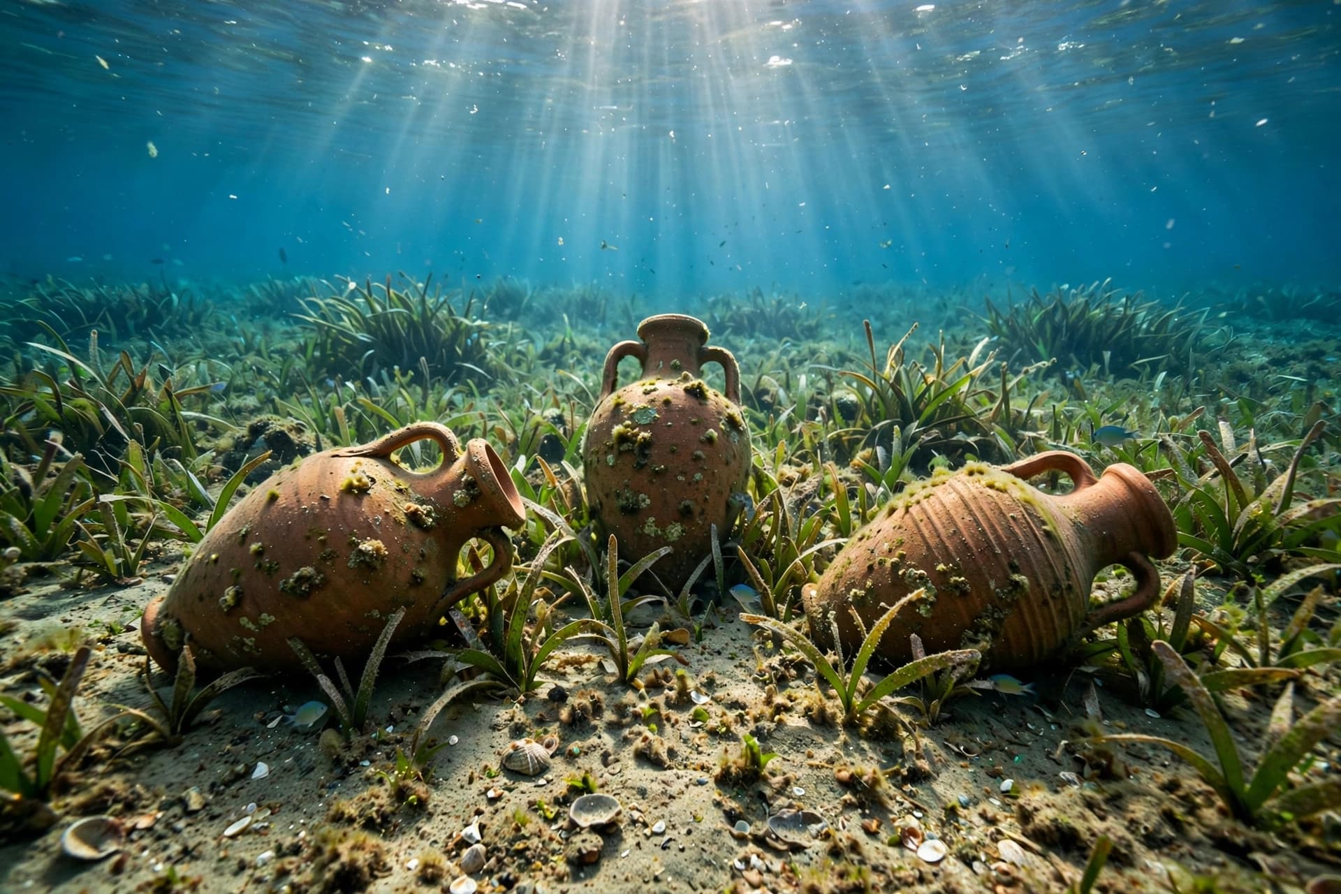 Routine Dive, Extraordinary Find: Three Amphorae from the Roman World Routine Dive, Extraordinary Find: Three Amphorae from the Roman World