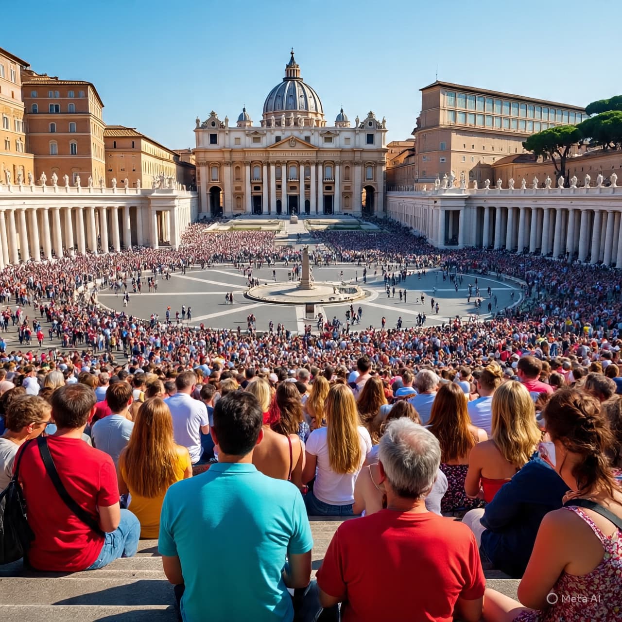A Sea of Footsteps in the Piazza: Reflections on the Easter Tide A Sea of Footsteps in the Piazza: Reflections on the Easter Tide