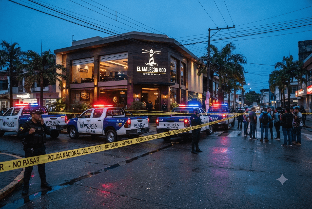 Restaurant Robbery Tragedy: Armed Attack in Guayaquil Leaves Security Guard Dead Restaurant Robbery Tragedy: Armed Attack in Guayaquil Leaves Security Guard Dead