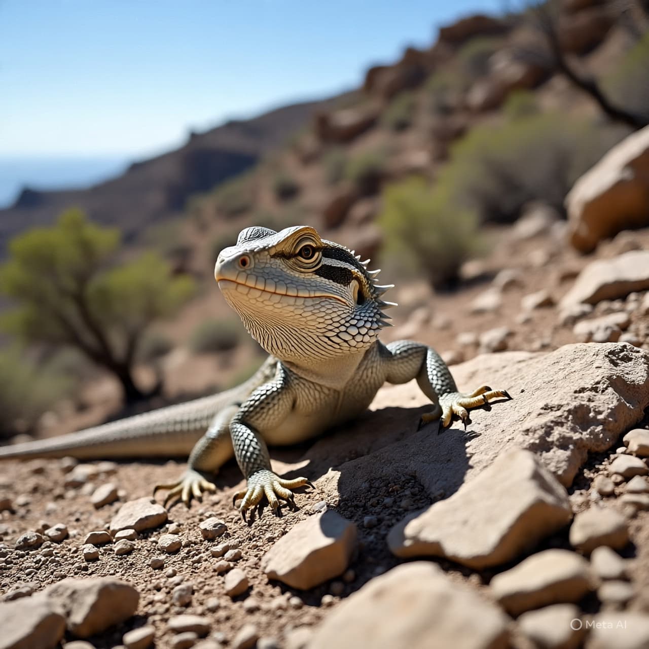 After the Flames Pass Through the Hills: Small Lizards Begin to Wear the Colors of Ash and Light After the Flames Pass Through the Hills: Small Lizards Begin to Wear the Colors of Ash and Light
