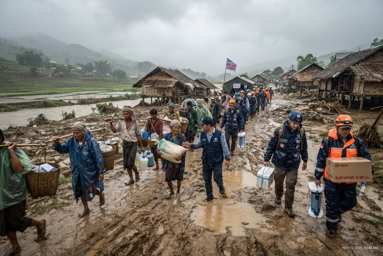 Flash Flood Disaster, Lao Cai: Severe Torrential Rains and Landslides Sweep Away Rural Homes, Leaving Ten Dead Flash Flood Disaster, Lao Cai: Severe Torrential Rains and Landslides Sweep Away Rural Homes, Leaving Ten Dead