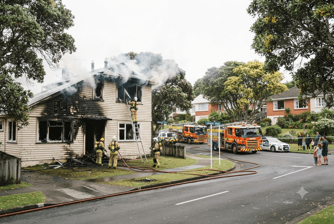 Mount Albert Tragedy: Fire And Emergency NZ Confirm One Death Following Serious Property Fire Mount Albert Tragedy: Fire And Emergency NZ Confirm One Death Following Serious Property Fire