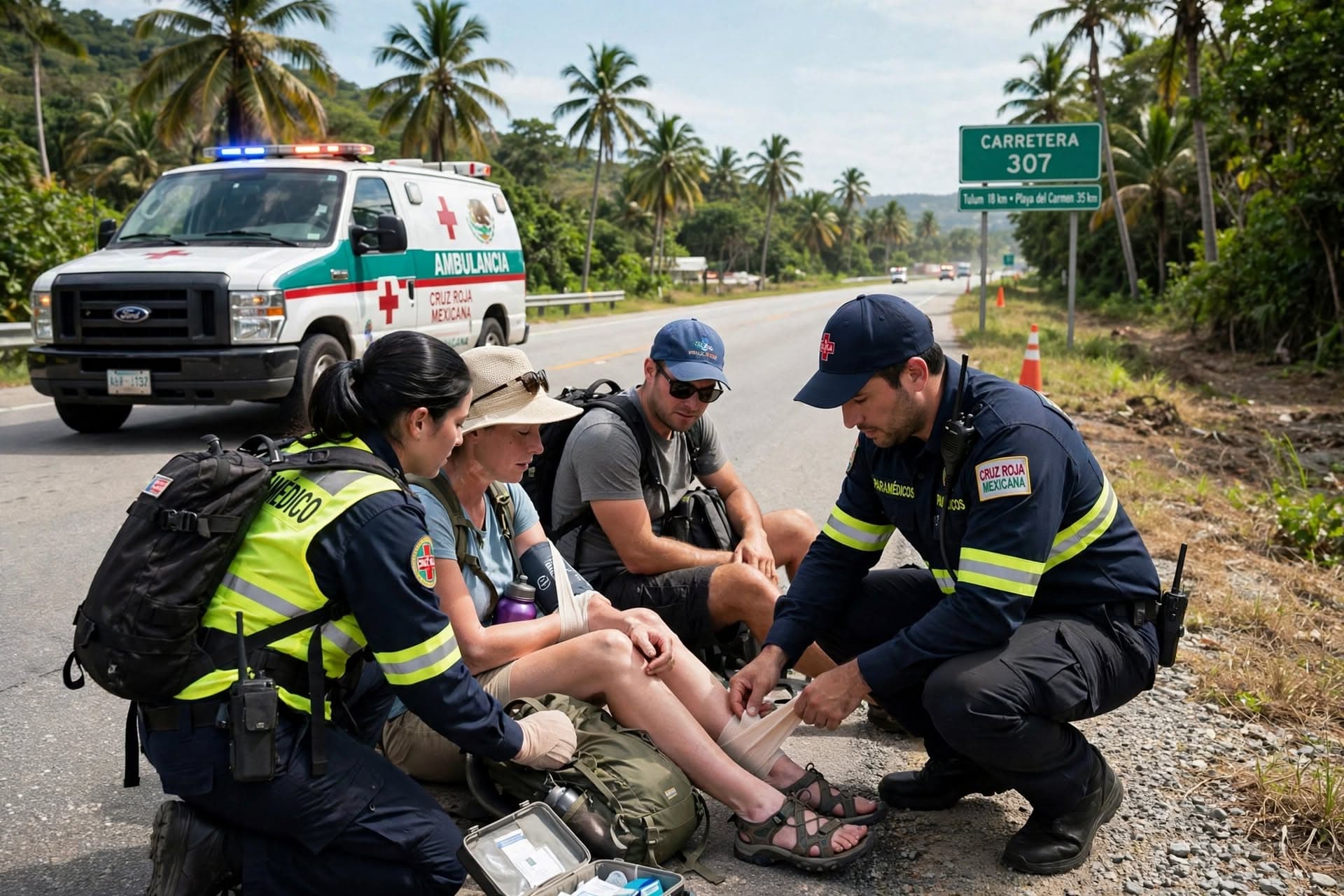 Four Killed in Riviera Maya: Tourist Transport Van Collides With Semi-Truck, Highway Closed for Hours Four Killed in Riviera Maya: Tourist Transport Van Collides With Semi-Truck, Highway Closed for Hours