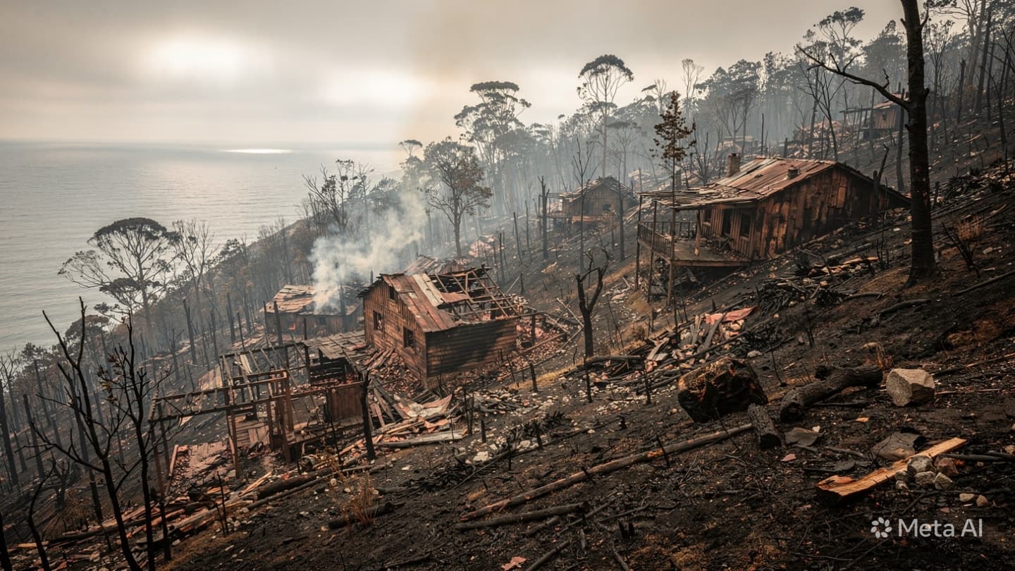 Valparaíso Forest Fire Crisis: Ten Homes Destroyed as Elderly Resident Dies in Intense Blaze Valparaíso Forest Fire Crisis: Ten Homes Destroyed as Elderly Resident Dies in Intense Blaze