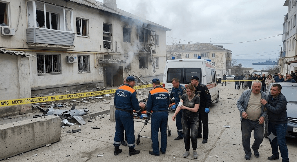 Striking the Peninsula: One Dead and Four Wounded in New Ukrainian Attack on Crimea Striking the Peninsula: One Dead and Four Wounded in New Ukrainian Attack on Crimea