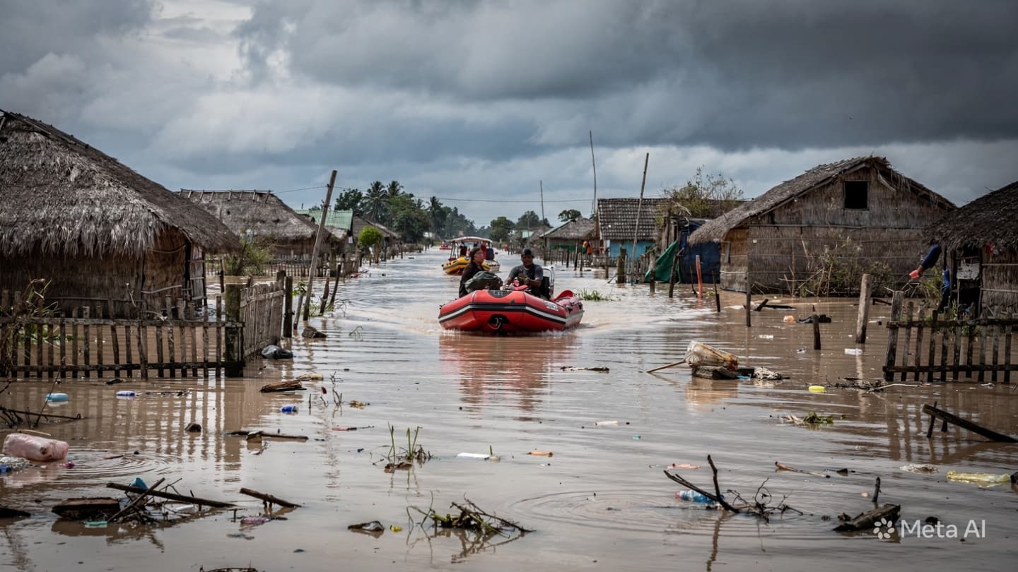 Flash Floods Ravage Assam: Eight Fatalities Confirmed After Rivers Breach Embankments in Northeast India Flash Floods Ravage Assam: Eight Fatalities Confirmed After Rivers Breach Embankments in Northeast India