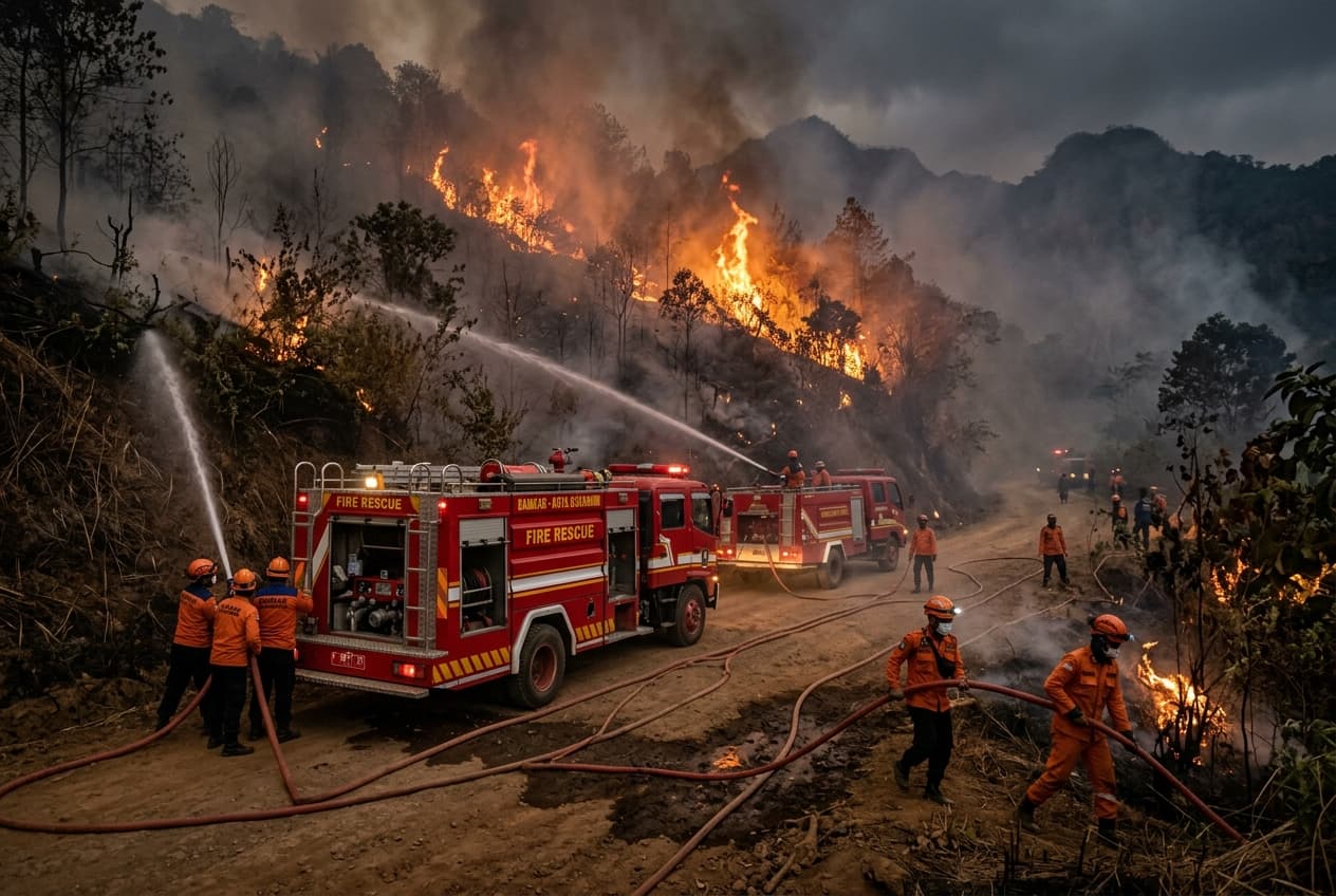 Severe Wildfire Crisis: Evacuation Orders Issued as Fire Leaves Two First Responders Hospitalized Severe Wildfire Crisis: Evacuation Orders Issued as Fire Leaves Two First Responders Hospitalized