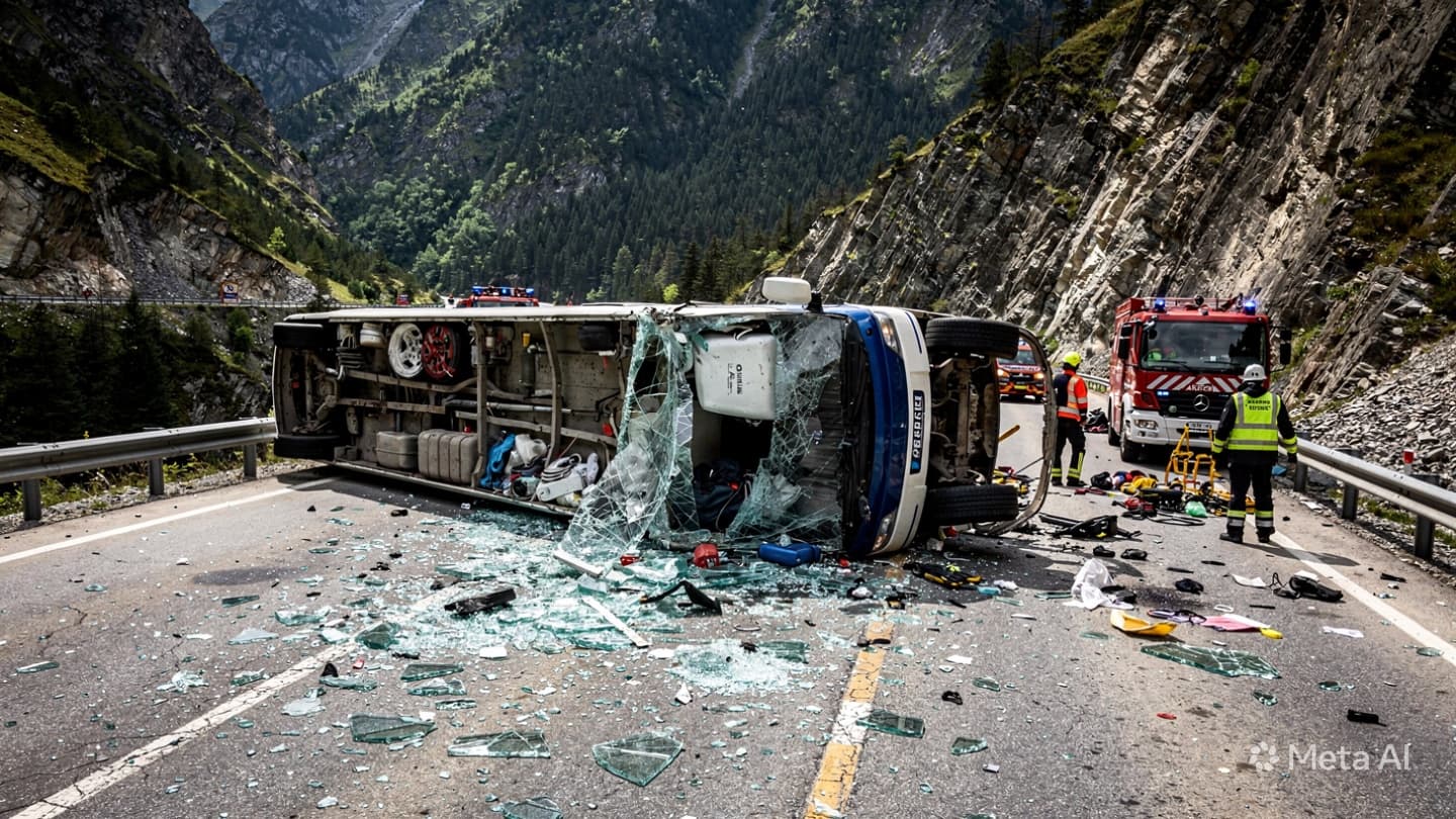 Tanjakan Emen Accident: Twelve Tourists Sustain Serious Injuries After Bus Overturns on Subang Route Tanjakan Emen Accident: Twelve Tourists Sustain Serious Injuries After Bus Overturns on Subang Route