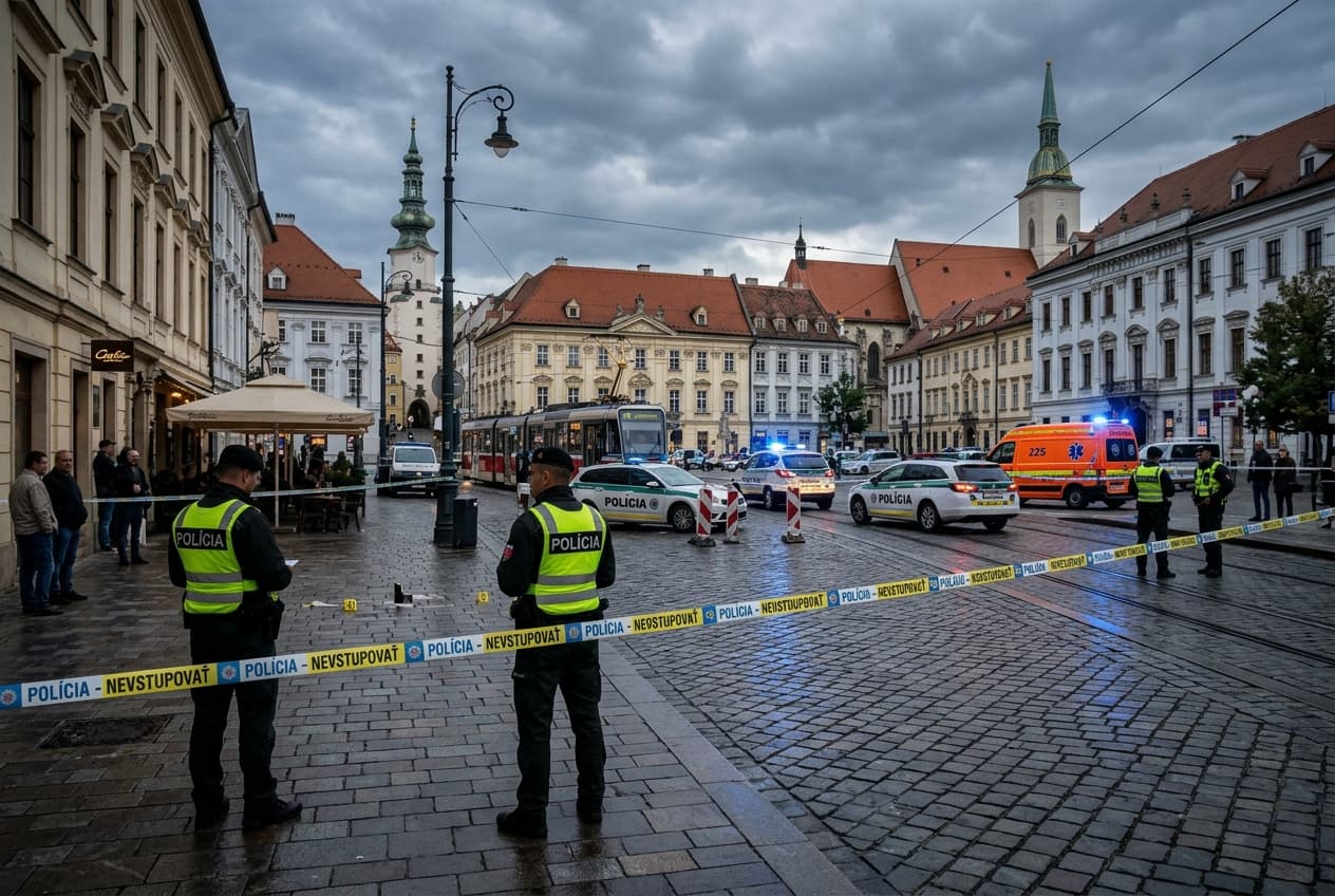 Fatal Stabbing Triggers Homicide Investigation, Police Search For Suspect After Attack In Bratislava Fatal Stabbing Triggers Homicide Investigation, Police Search For Suspect After Attack In Bratislava