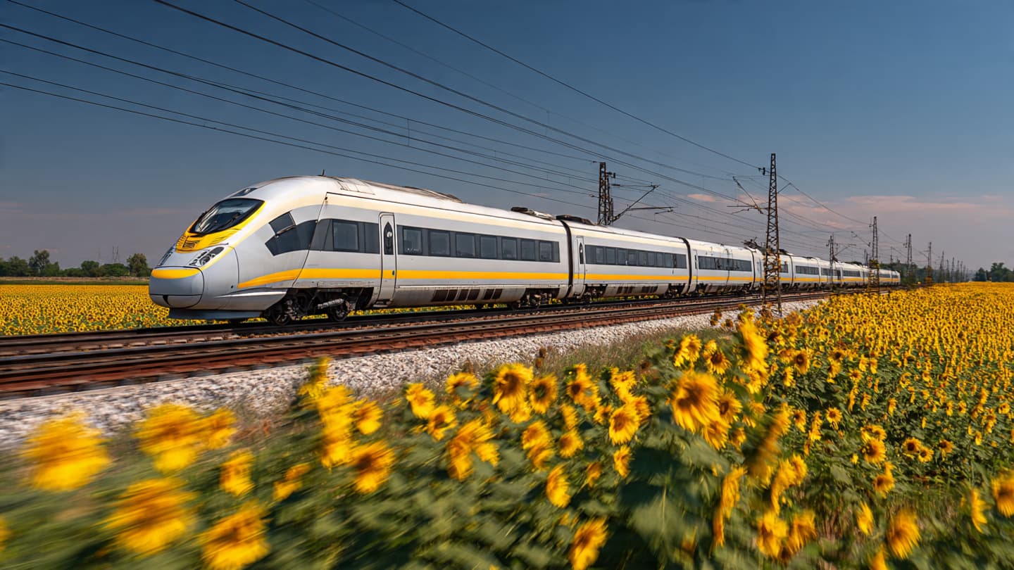 In the Motion of the Train, We Find the Pulse of a New Distance In the Motion of the Train, We Find the Pulse of a New Distance