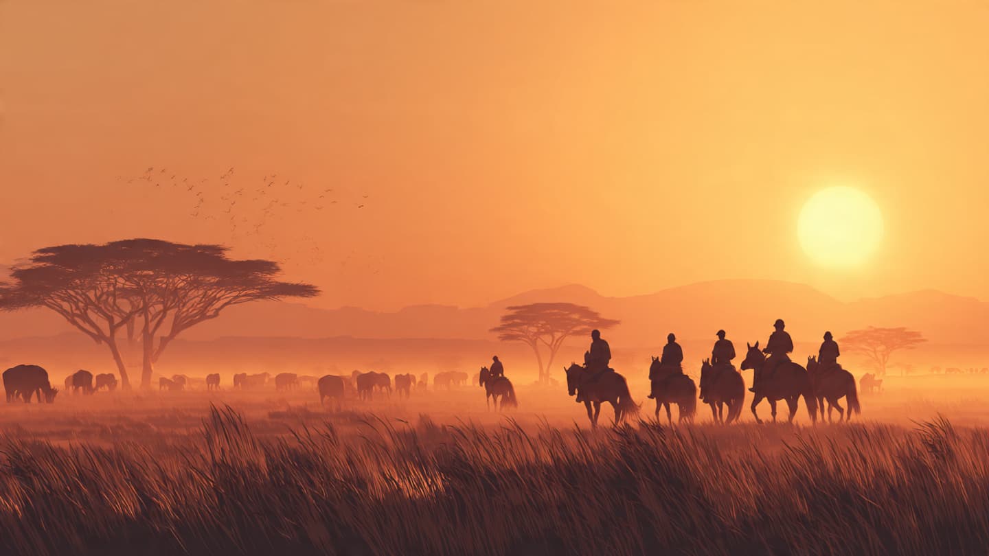 Across the Savannah, Horseback Safaris Move at Nature’s Own Pace Across the Savannah, Horseback Safaris Move at Nature’s Own Pace
