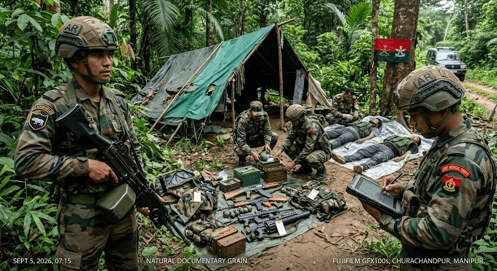 Gunfight in Manipur: Two UKNA Militants Killed, Two Injured in Joint Security Operation Gunfight in Manipur: Two UKNA Militants Killed, Two Injured in Joint Security Operation