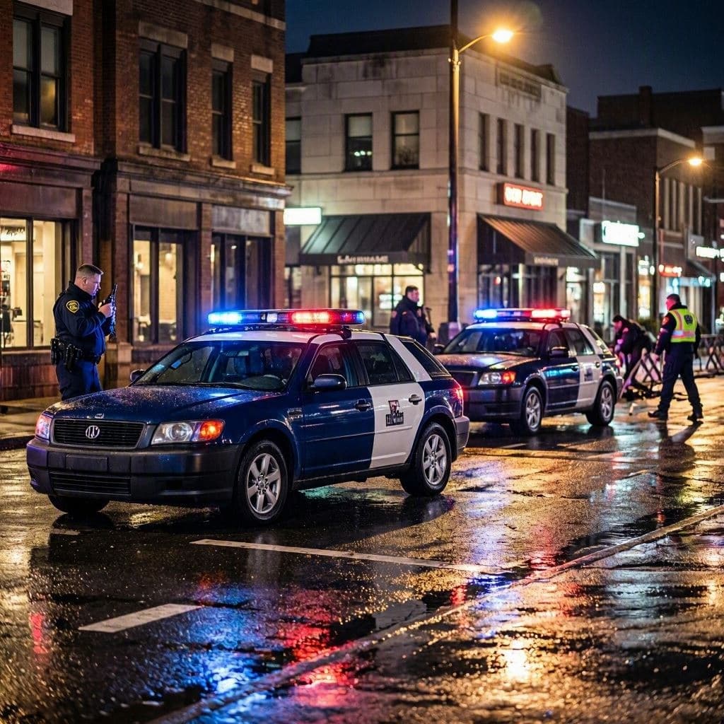 A Quiet Night in Windsor Interrupted by a Sudden Act of Violence A Quiet Night in Windsor Interrupted by a Sudden Act of Violence
