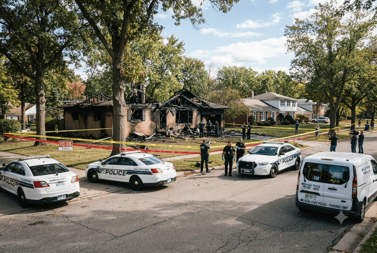 Michigan Tragedy: Eight Family Members Found Dead Inside Burned Home Featuring Multiple Gunshot Wounds Michigan Tragedy: Eight Family Members Found Dead Inside Burned Home Featuring Multiple Gunshot Wounds