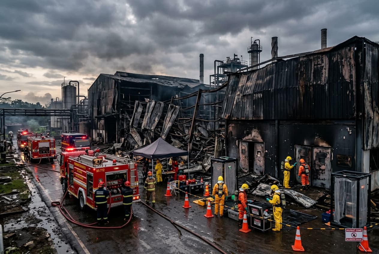 Chemical Plant Emergency: Sudden Pressure Rupture Leaves Four Industrial Workers Hospitalized in Critical Condition Chemical Plant Emergency: Sudden Pressure Rupture Leaves Four Industrial Workers Hospitalized in Critical Condition