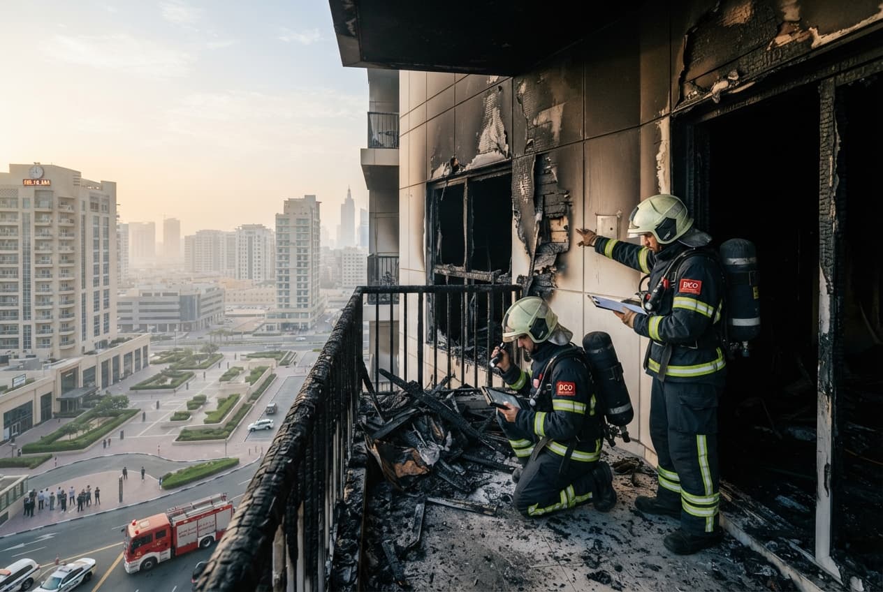 Capital Residential Complex Hit: Fire Outbreak Follows Drone Interception in Kuwait City Capital Residential Complex Hit: Fire Outbreak Follows Drone Interception in Kuwait City