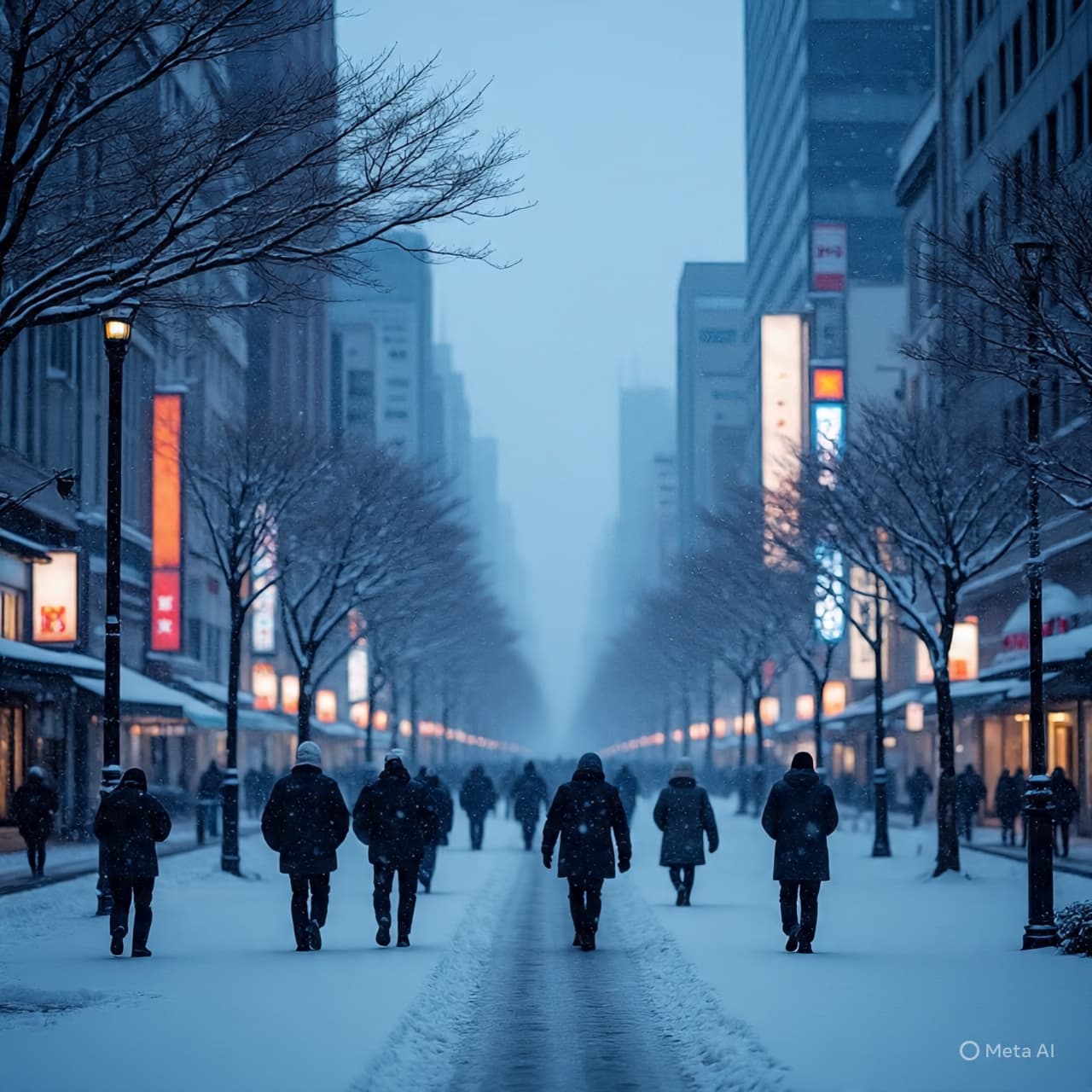 When Winter Whispers: Snow and Stillness in the Heart of Tokyo When Winter Whispers: Snow and Stillness in the Heart of Tokyo