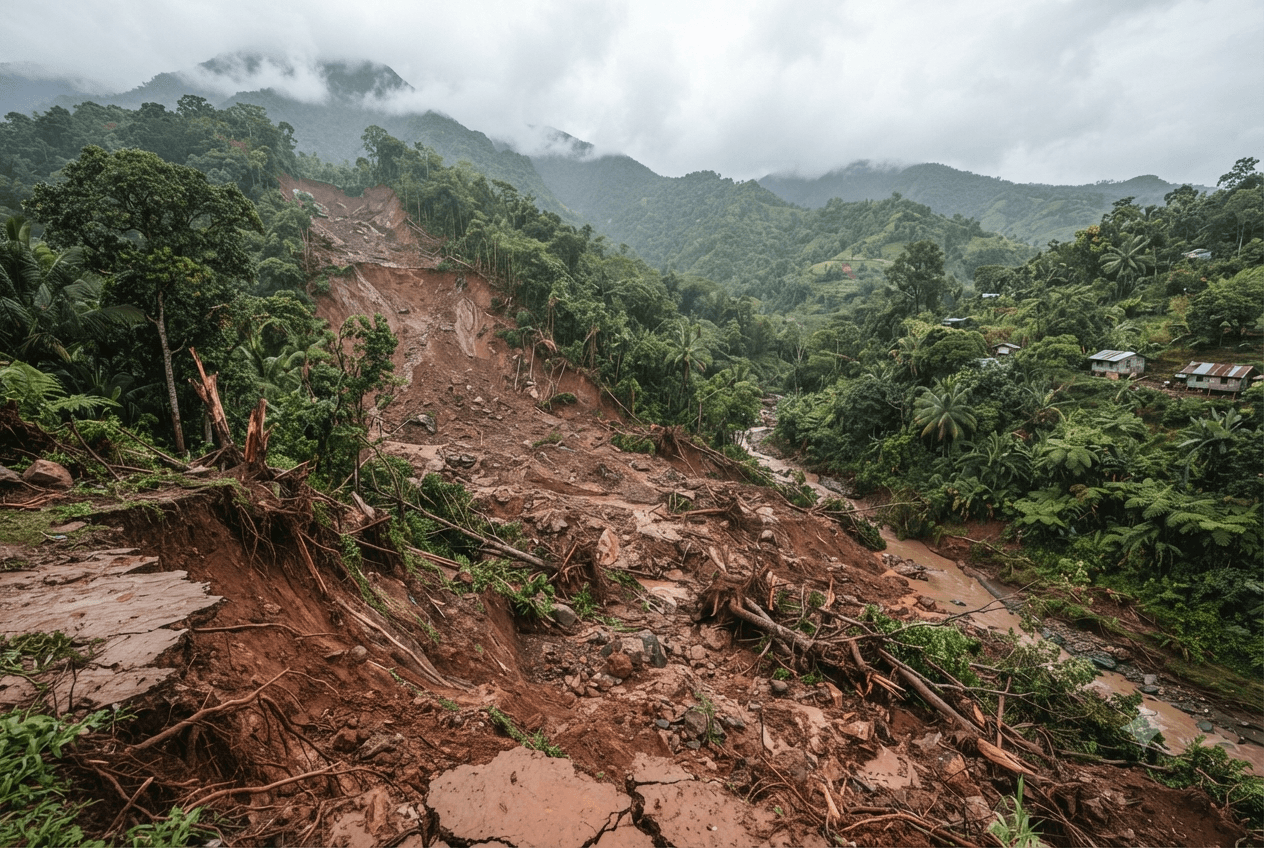 Malapatan Landslide Disaster: Ten Villagers Killed As Mudslide Buries Homes In Southern Philippines Malapatan Landslide Disaster: Ten Villagers Killed As Mudslide Buries Homes In Southern Philippines