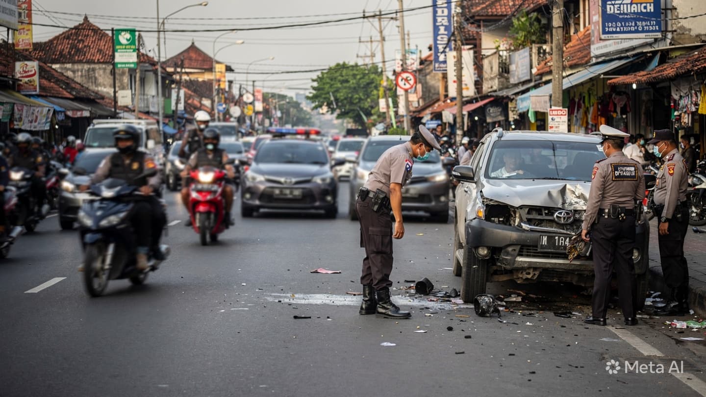 Two Dead in Denpasar: Head-On Motorbike Collision Results in Double Fatality on Sunday Road Two Dead in Denpasar: Head-On Motorbike Collision Results in Double Fatality on Sunday Road