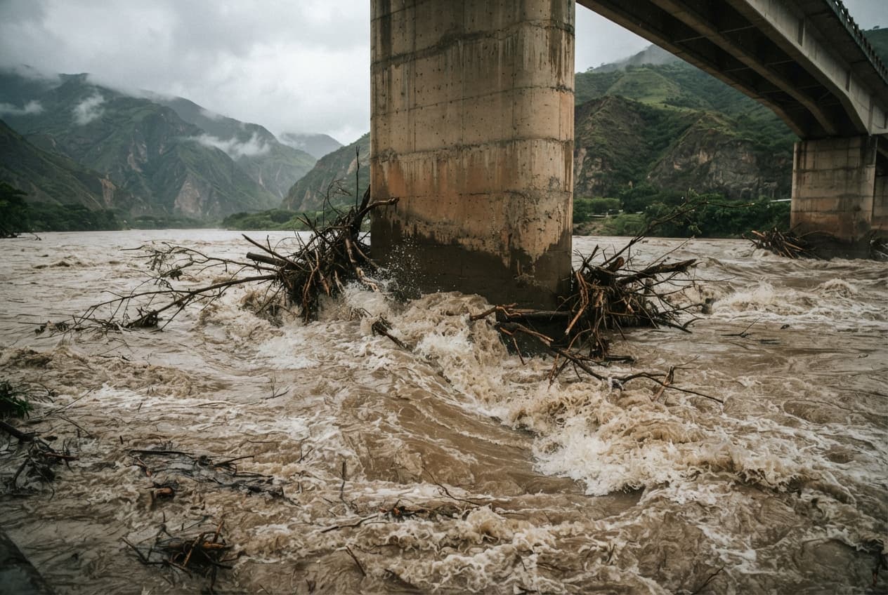Swollen River Sweeps Away Passenger Vehicle: Three Dead in Santander Flash Flood Swollen River Sweeps Away Passenger Vehicle: Three Dead in Santander Flash Flood