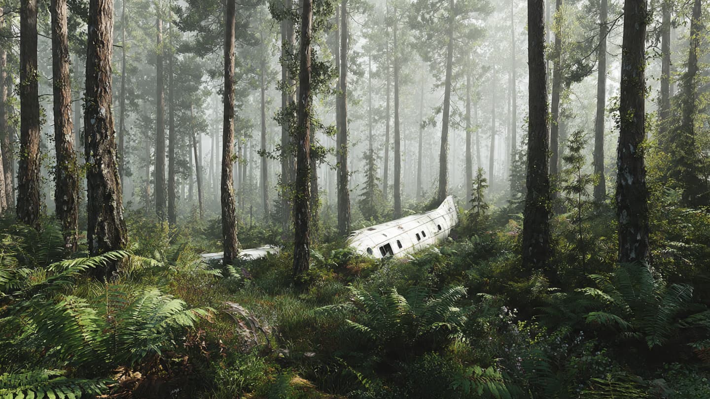 Where the Border Mist Meets the Silent Pines, Reflections on a Flight Ended Too Soon Where the Border Mist Meets the Silent Pines, Reflections on a Flight Ended Too Soon