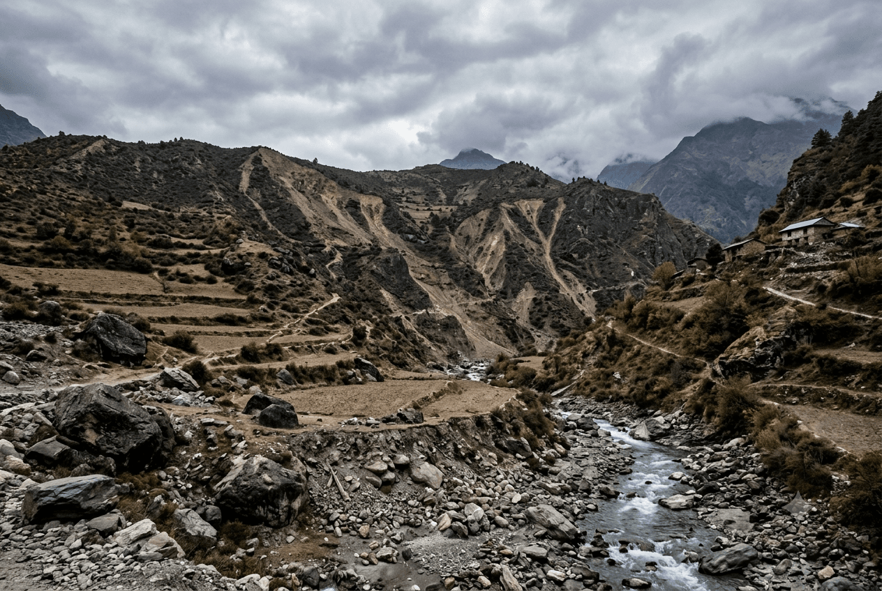 Fatal Landslide in Kalikot: Two Men Killed While Operating Traditional Water Mill In Nepal Fatal Landslide in Kalikot: Two Men Killed While Operating Traditional Water Mill In Nepal