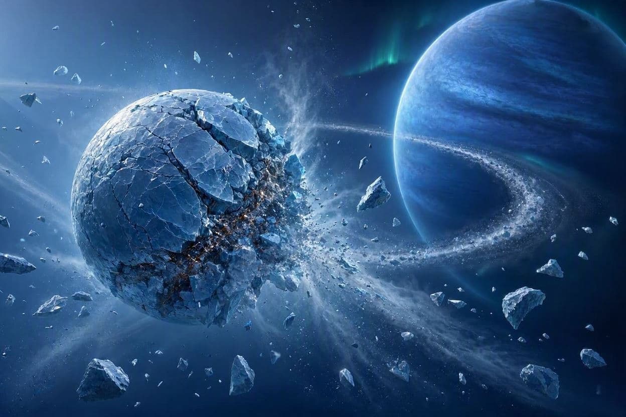 JWST Finds Water-Altered Clays on Neptune’s Tiny Moons JWST Finds Water-Altered Clays on Neptune’s Tiny Moons