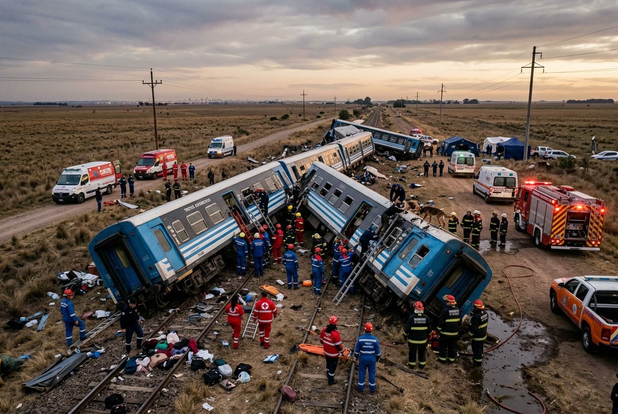 Passenger Train Crashes Off Tracks Outside Rosario, Two Fatalities Confirmed, Thirty Five Passengers Hospitalized Passenger Train Crashes Off Tracks Outside Rosario, Two Fatalities Confirmed, Thirty Five Passengers Hospitalized