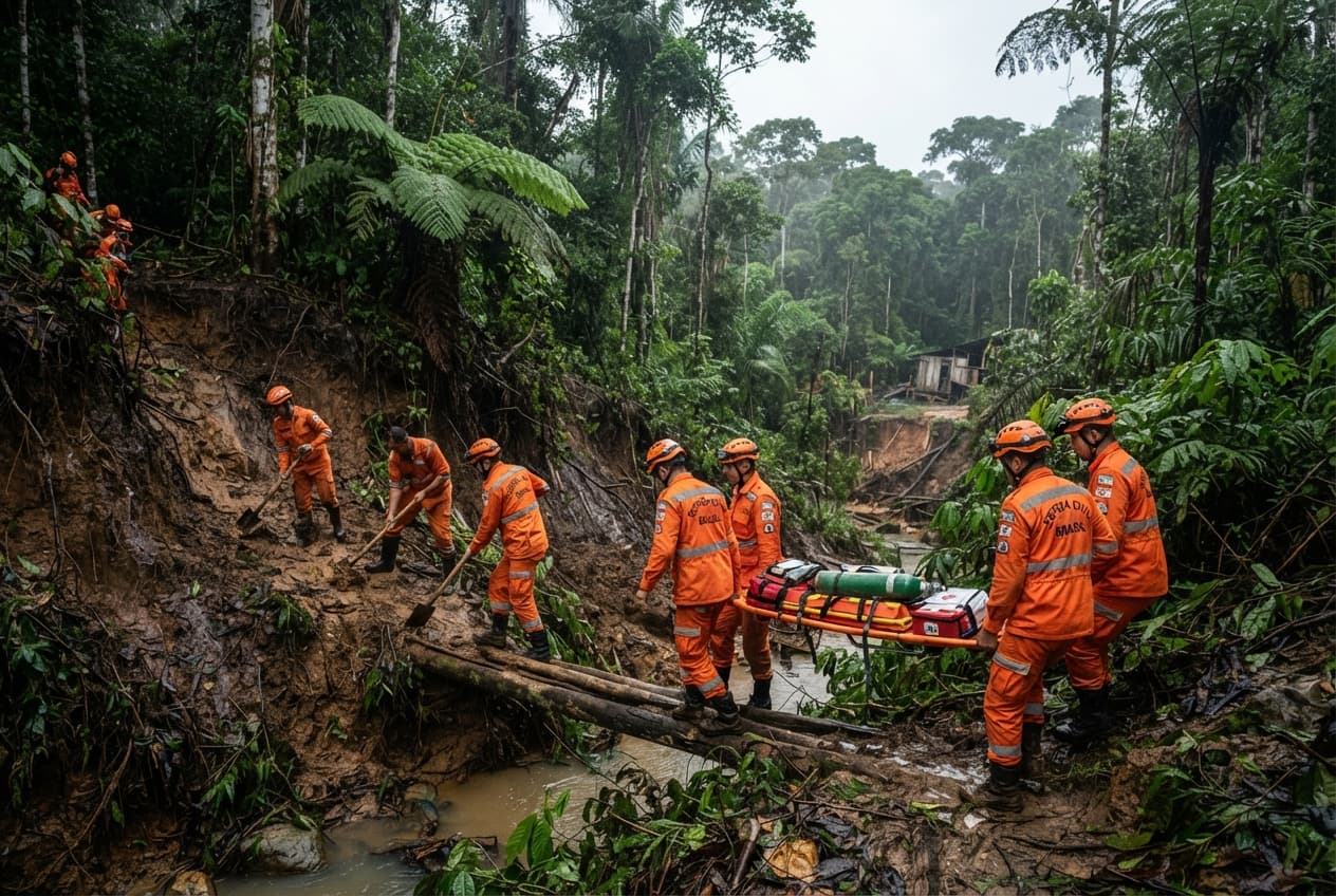 Illegal Gold Mine Tunnel Collapse: Three Miners Dead in Remote Para Jungle Site Illegal Gold Mine Tunnel Collapse: Three Miners Dead in Remote Para Jungle Site