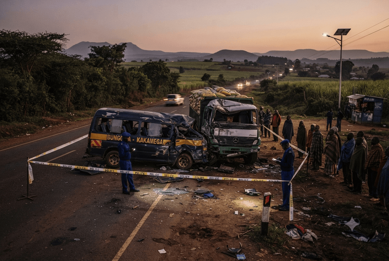 Bungoma And Kericho Accidents: Six Dead In Two Tragic Collapses Of Public Road Safety Bungoma And Kericho Accidents: Six Dead In Two Tragic Collapses Of Public Road Safety