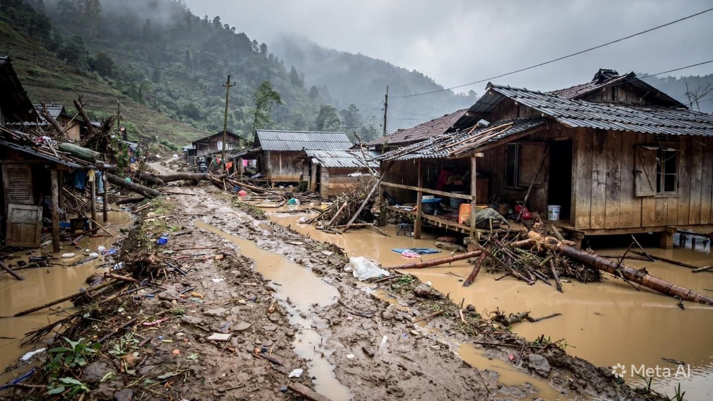 Northern Vietnam Tragedy: Flash Floods Claim Two Lives As Heavy Rains Lash Mountainous Provinces Northern Vietnam Tragedy: Flash Floods Claim Two Lives As Heavy Rains Lash Mountainous Provinces