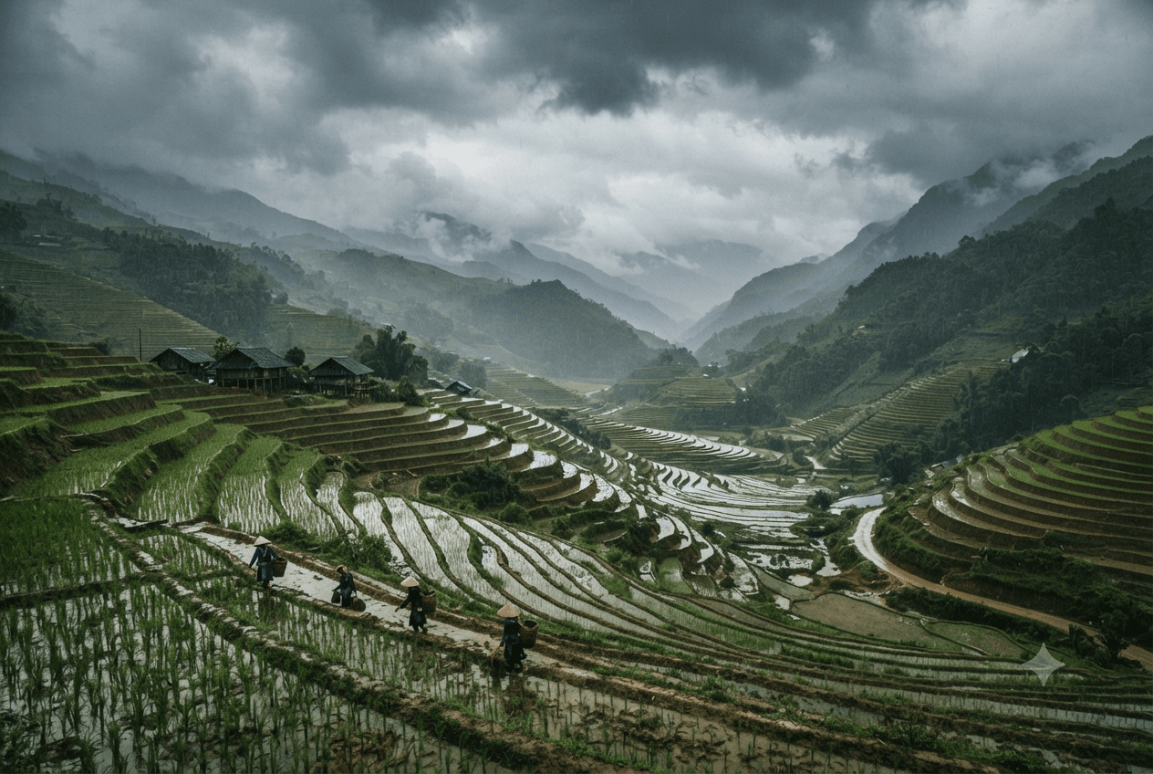 Mountain Terrace Disaster: Flash Flood Waters Sweep Away Lao Cai Farmers Leaving Three Dead Mountain Terrace Disaster: Flash Flood Waters Sweep Away Lao Cai Farmers Leaving Three Dead