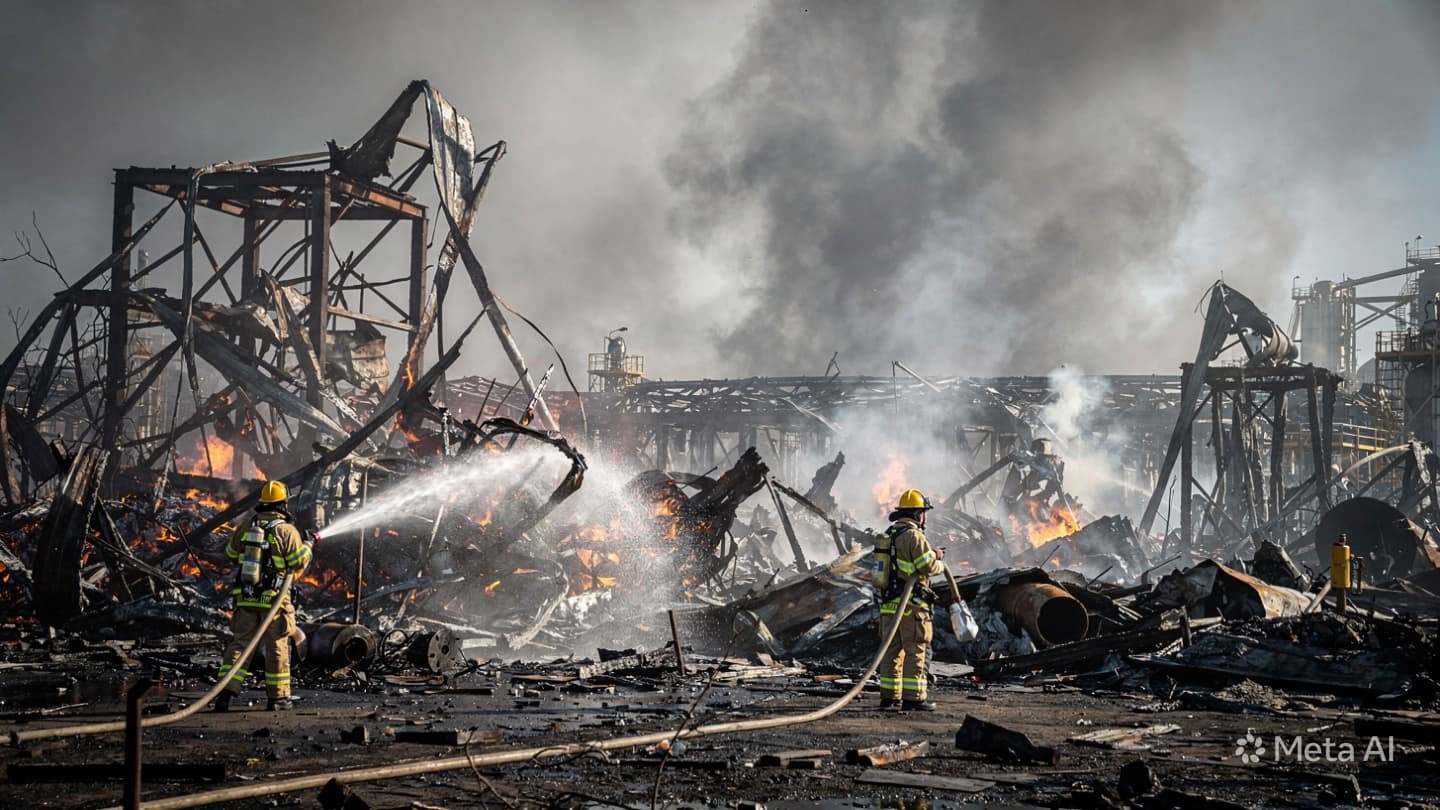 Gujarat Chemical Plant Blast: Five Workers Dead Following Industrial Catastrophe in Bharuch District Today Gujarat Chemical Plant Blast: Five Workers Dead Following Industrial Catastrophe in Bharuch District Today