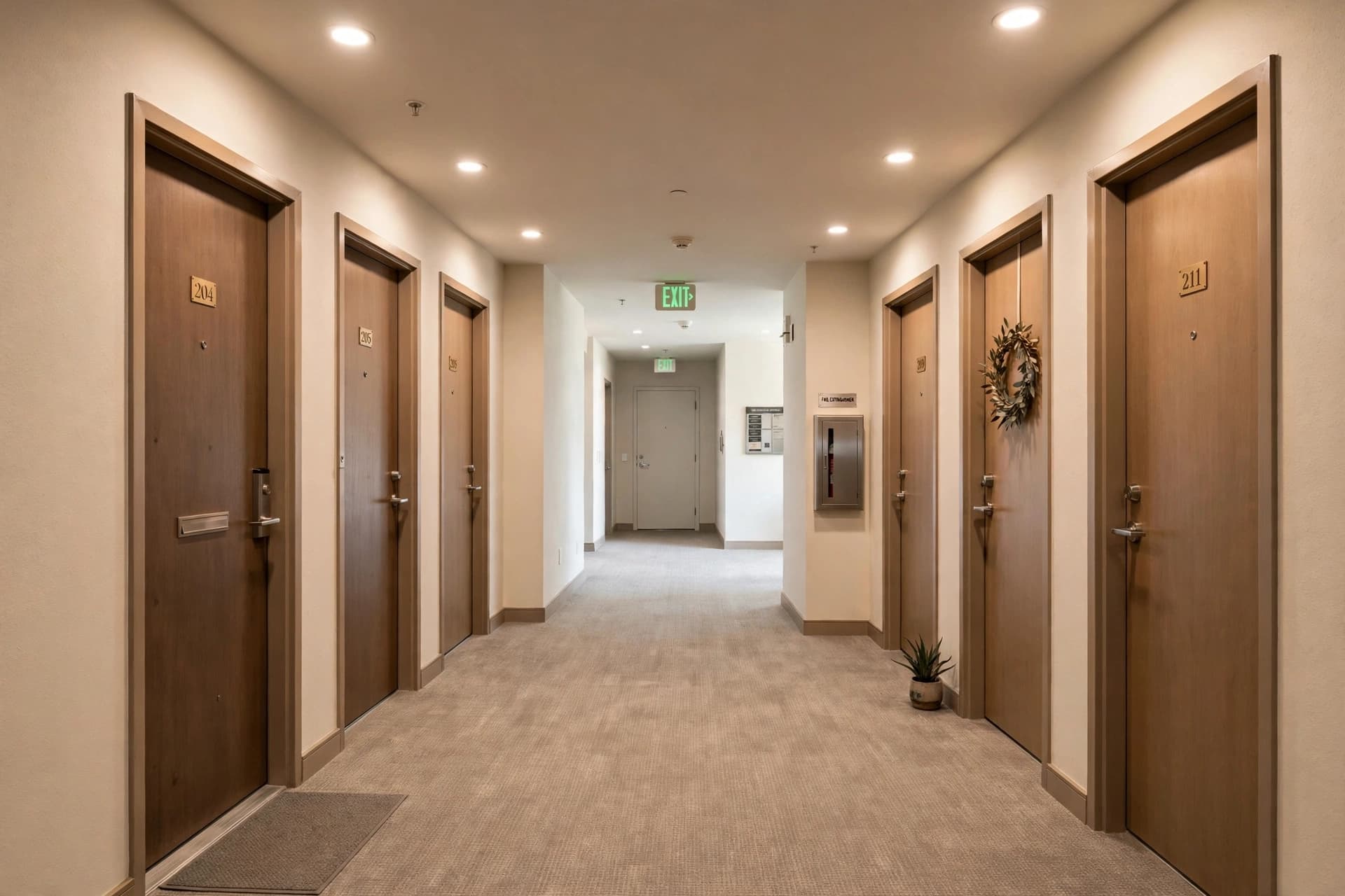 In a residential hallway, an evening ended and a life was lost In a residential hallway, an evening ended and a life was lost