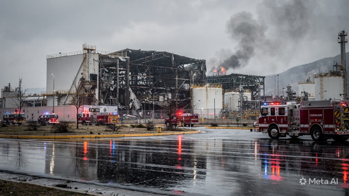 Monterrey Industrial Disaster: Chemical Plant Explosion Leaves Five Workers Injured And One Still Missing Monterrey Industrial Disaster: Chemical Plant Explosion Leaves Five Workers Injured And One Still Missing