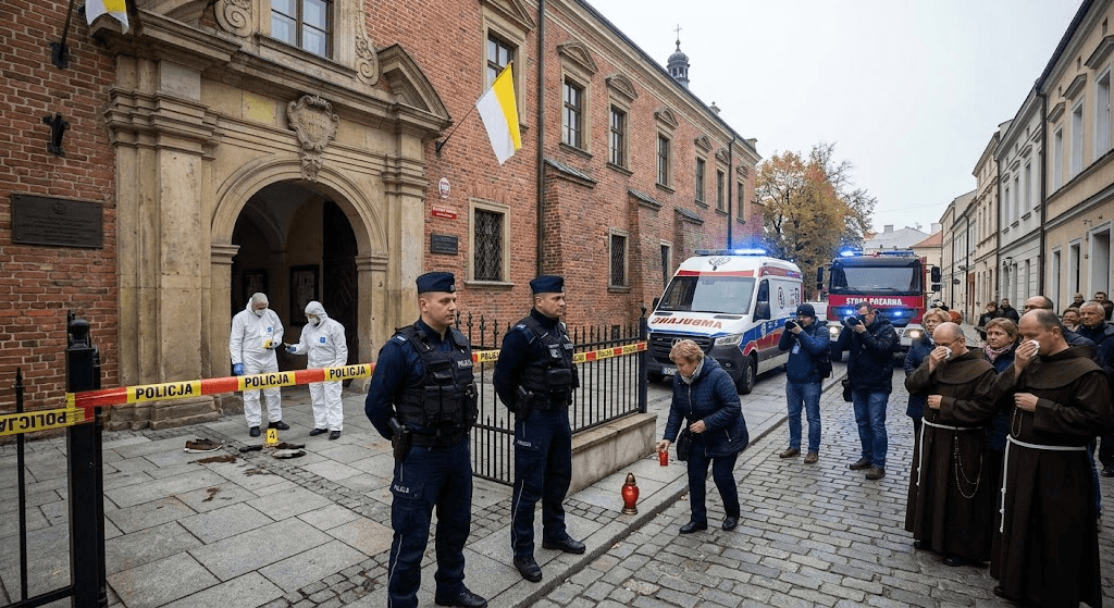 Tragedy at Polish Abbey: Knife Attack Leaves 1 Dead and 4 Wounded Tragedy at Polish Abbey: Knife Attack Leaves 1 Dead and 4 Wounded