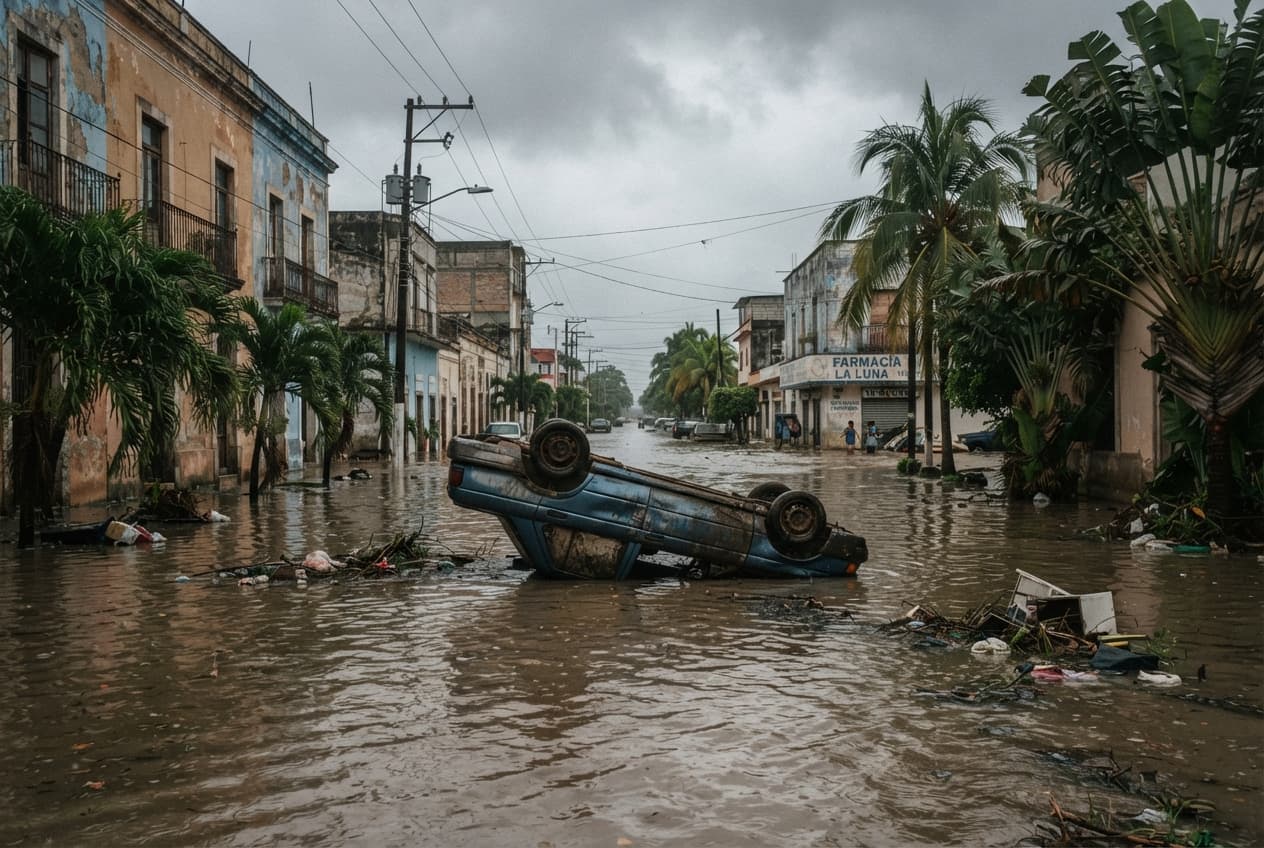 Flash Floods Sweep Away Vehicles: Three Dead in Severe Veracruz Weather Disaster Flash Floods Sweep Away Vehicles: Three Dead in Severe Veracruz Weather Disaster