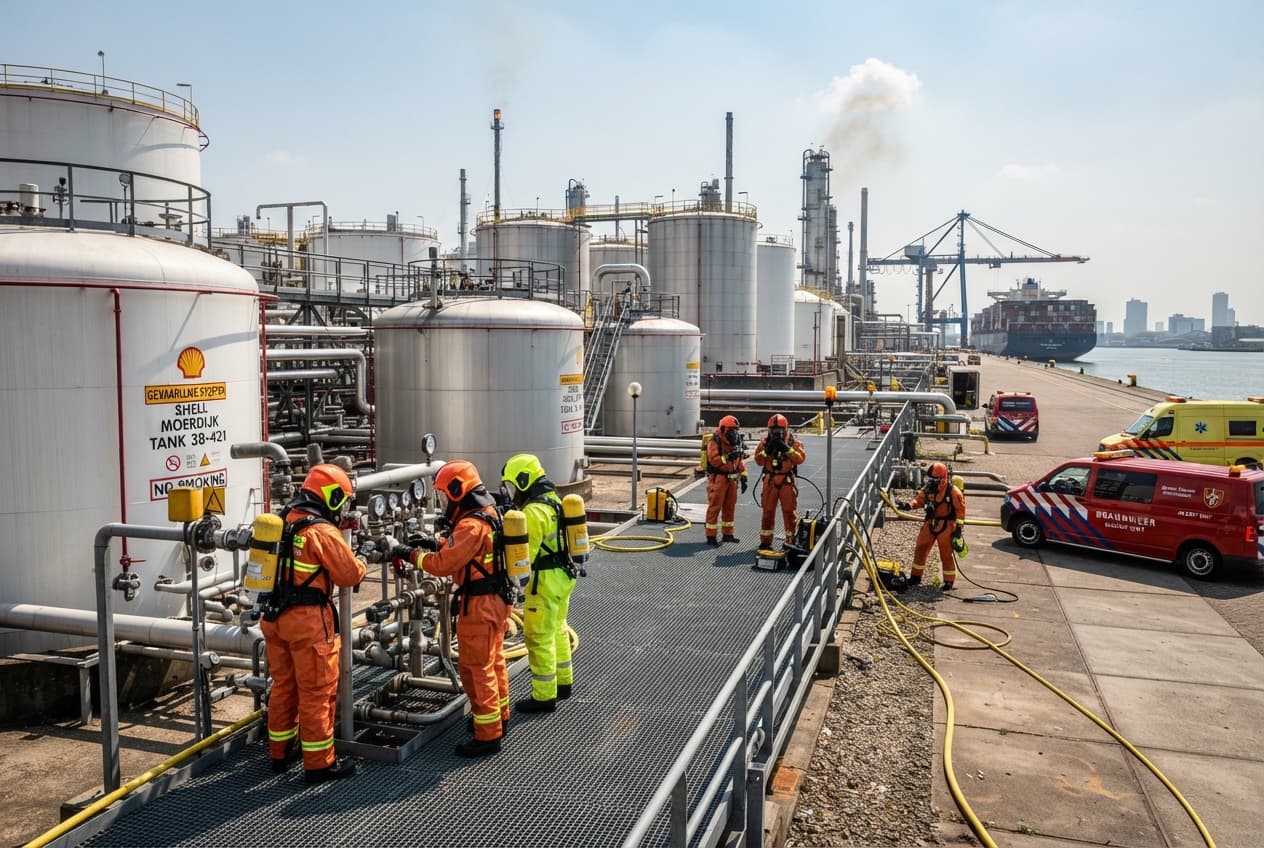 Rotterdam Port Industrial Tragedy: Chemical Plant Acid Storage Tank Rupture Claims Three Lives Rotterdam Port Industrial Tragedy: Chemical Plant Acid Storage Tank Rupture Claims Three Lives