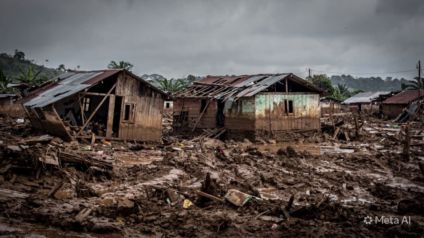Deadly Flash Flood in Colombia: Three Children Lost as Torrential Waters Submerge Rural Village Deadly Flash Flood in Colombia: Three Children Lost as Torrential Waters Submerge Rural Village
