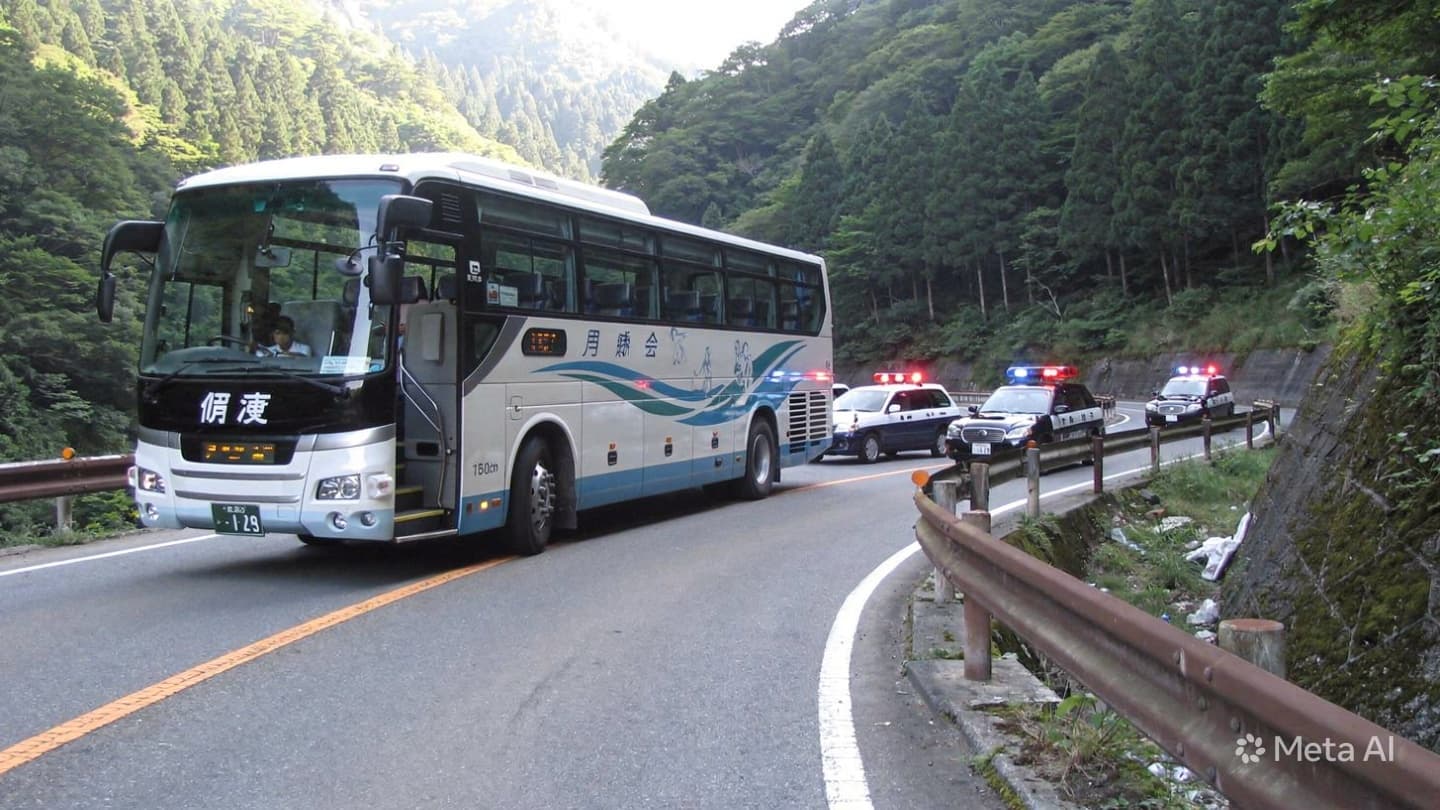 Nagano Road Accident: Seven People Sustained Injuries After Tourist Bus Skidded Off Road Today Nagano Road Accident: Seven People Sustained Injuries After Tourist Bus Skidded Off Road Today