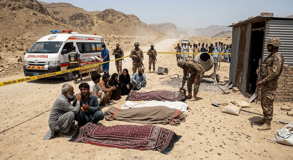 Terror in Saranan: 4 Laborers Killed, 1 Injured as BLA Gunmen Open Fire Terror in Saranan: 4 Laborers Killed, 1 Injured as BLA Gunmen Open Fire
