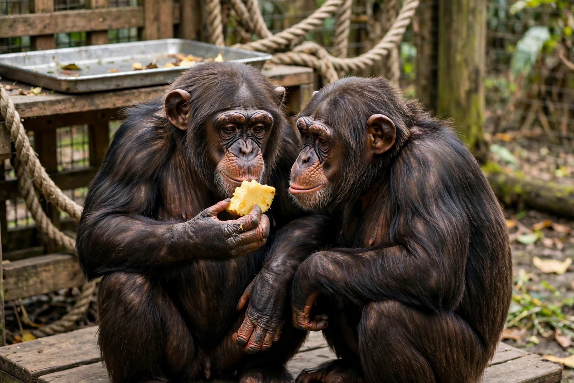 An Unwritten Rule Among Friends, Found in a Sanctuary in Uganda An Unwritten Rule Among Friends, Found in a Sanctuary in Uganda