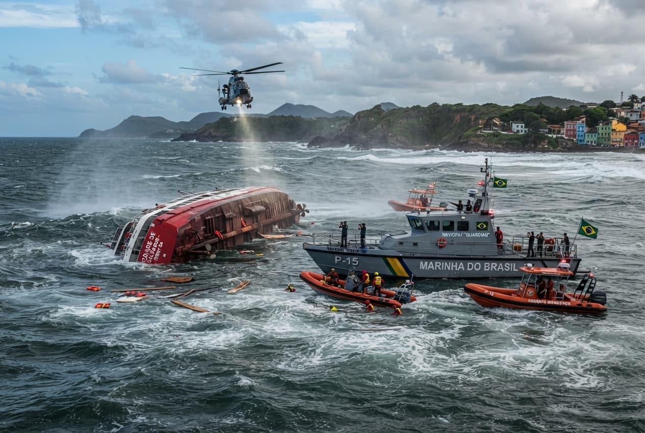Ferry Disaster in Brazil: Passenger Vessel Capsizes Off Northern Coastline Leaving Eight Dead Ferry Disaster in Brazil: Passenger Vessel Capsizes Off Northern Coastline Leaving Eight Dead