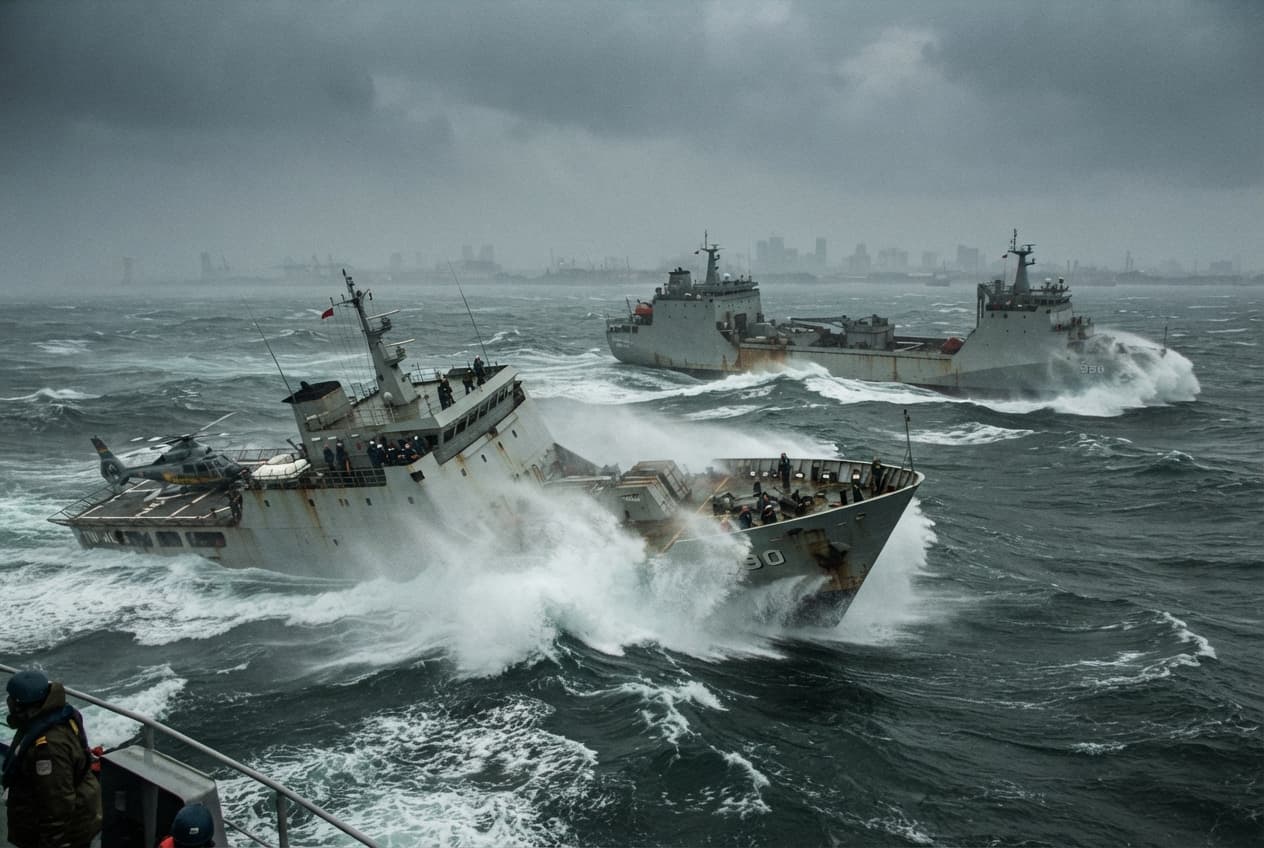 Rough Seas Hamper Rescue: Java Sea Weather Conditions Delay Operations Following Passenger Ship Disaster Rough Seas Hamper Rescue: Java Sea Weather Conditions Delay Operations Following Passenger Ship Disaster