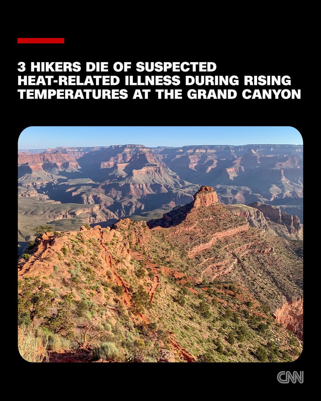 Grand Canyon Heat Conditions Highlight Risks for Visitors During Extreme Temperatures Grand Canyon Heat Conditions Highlight Risks for Visitors During Extreme Temperatures