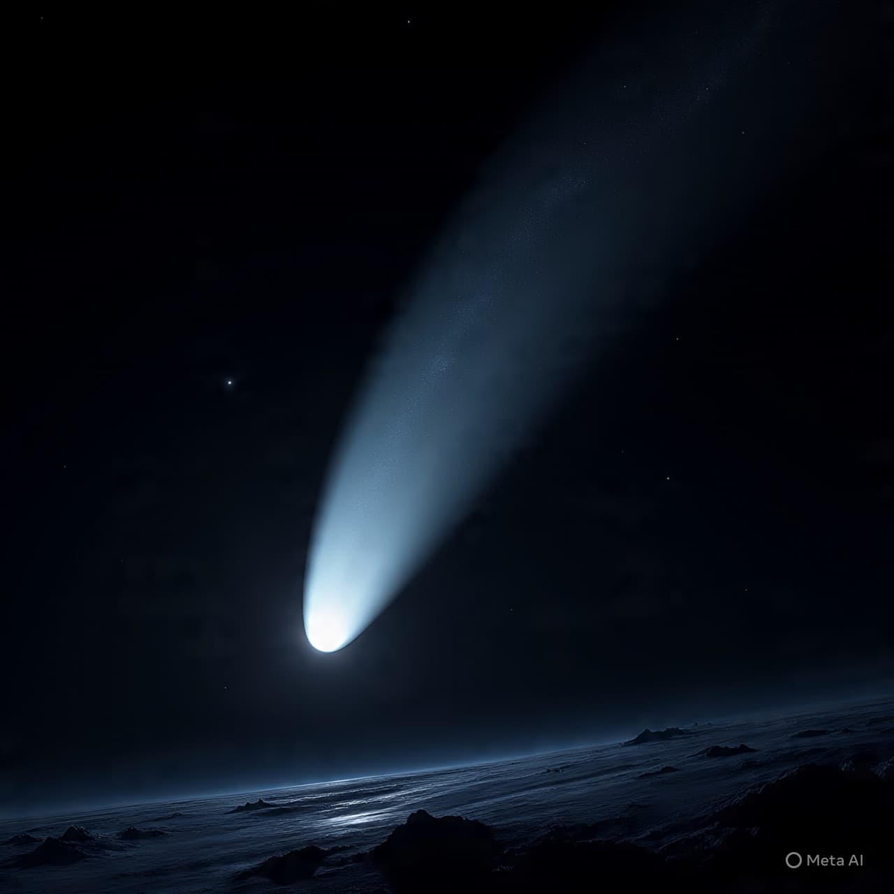 In the Slow Language of Space: A Comet Turns Against Itself Beneath a Watchful Eye In the Slow Language of Space: A Comet Turns Against Itself Beneath a Watchful Eye