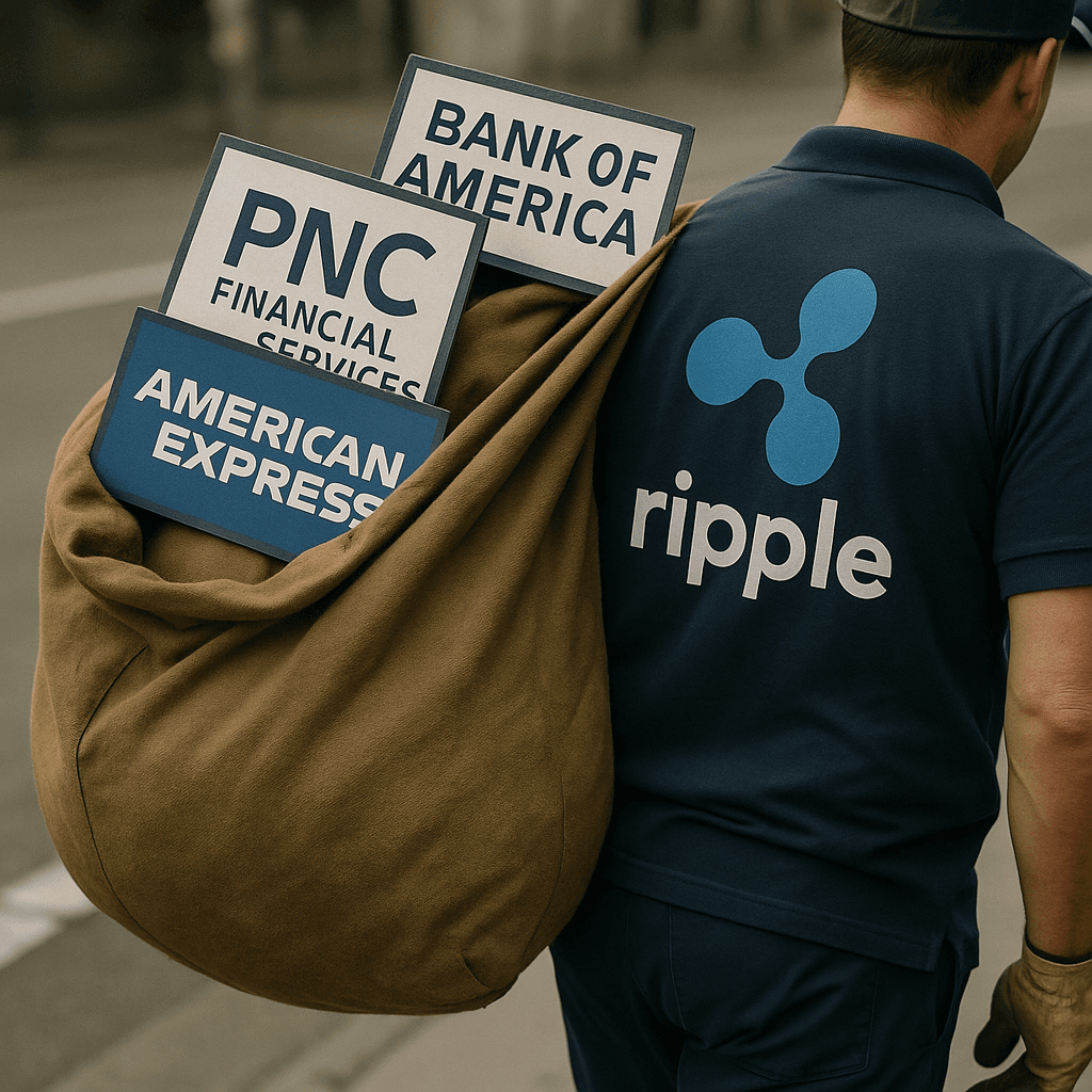 BREAKING: Major U.S. Financial Institutions Including PNC Financial Services, Bank of America, and American Express Begin Utilizing XRP for Cross-Border Transactions BREAKING: Major U.S. Financial Institutions Including PNC Financial Services, Bank of America, and American Express Begin Utilizing XRP for Cross-Border Transactions