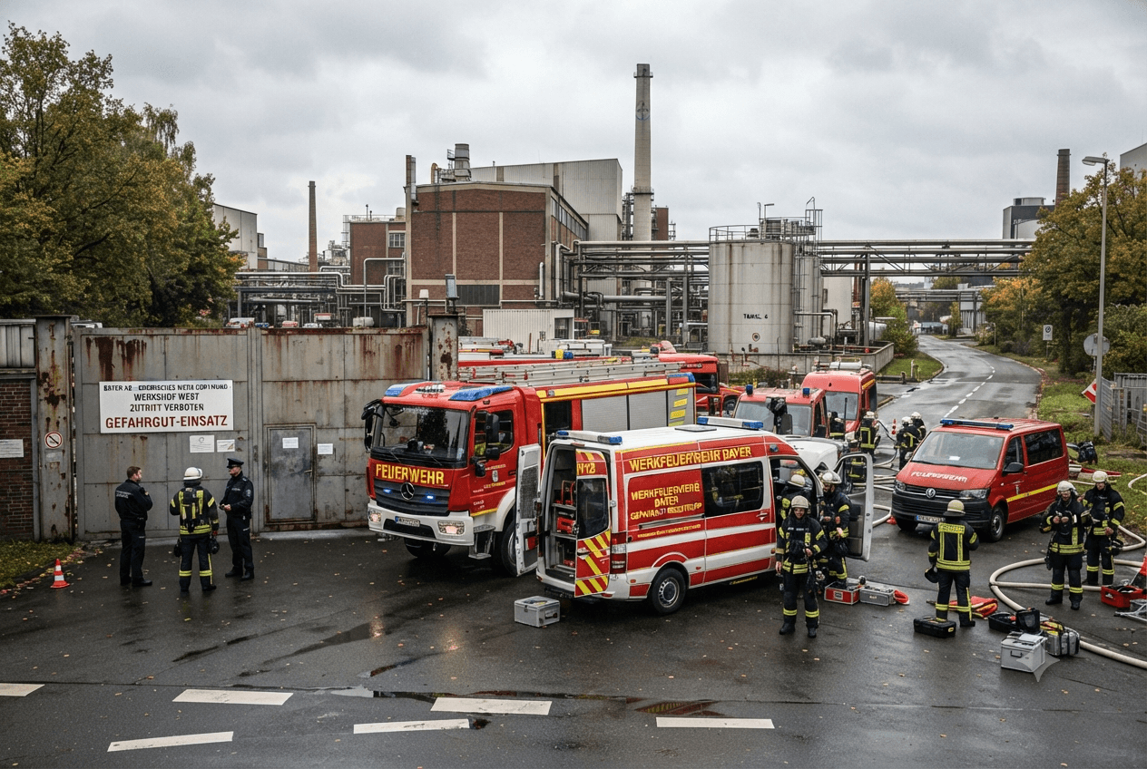 Chemical Plant Disaster: Boiler Explosion Claims Three Lives in Industrial Western Germany Chemical Plant Disaster: Boiler Explosion Claims Three Lives in Industrial Western Germany