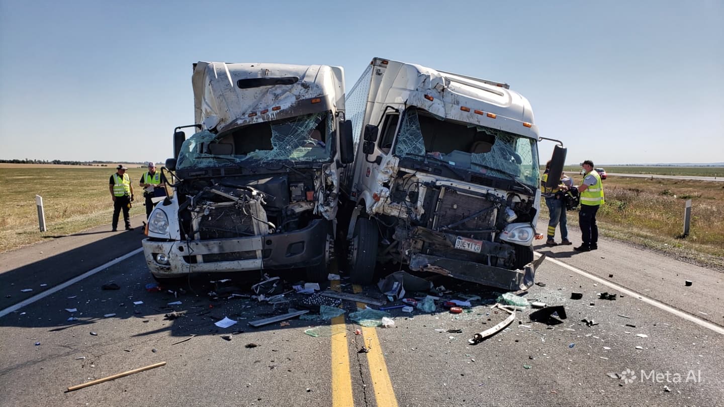 Deadly Traffic Collision: Three Semi-Trucks Interlock On National Highway 1A Killing Drivers Deadly Traffic Collision: Three Semi-Trucks Interlock On National Highway 1A Killing Drivers